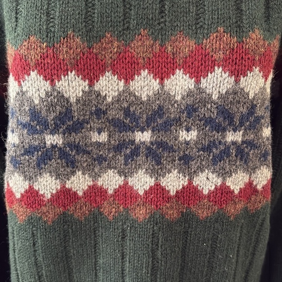 Vintage Gap Shetland Wool V Neck Sweater - Picture 5 of 11